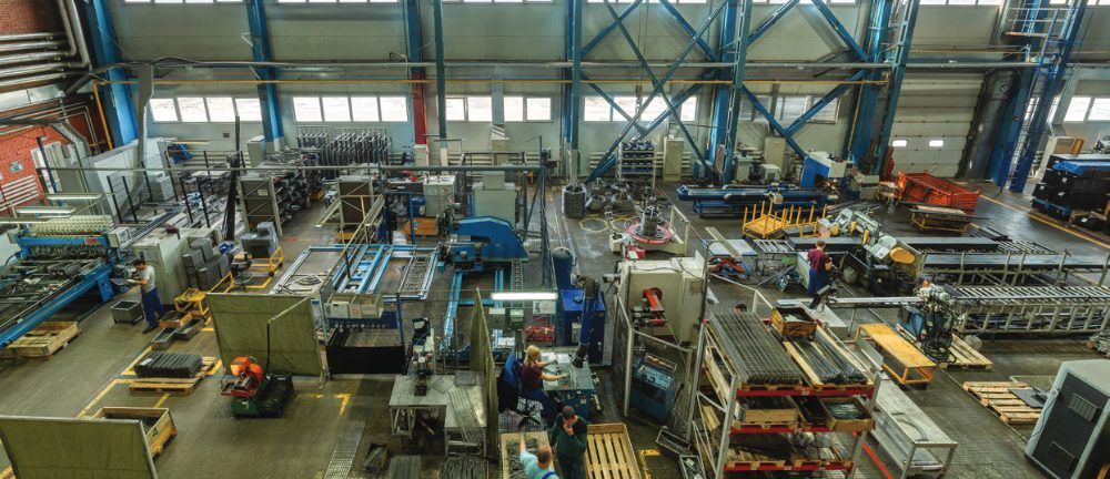 Industrial fabrication workshop